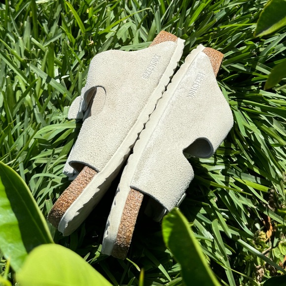 Birkenstock Arizona in White Leather Soft Footbed Size 39 US 8 - 8.5 - Picture 8 of 14